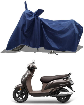 KEDIT Two Wheeler Cover for Suzuki(New Access 125, Blue)