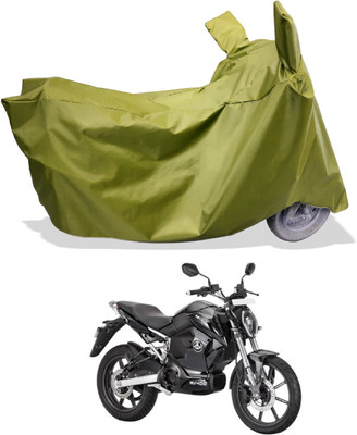 Amexride Two Wheeler Cover for Revolt(Motors RV 400, Maroon)