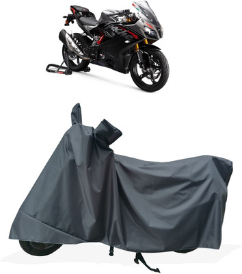 Tricway Two Wheeler Cover for TVS(Apache RTR 310, Grey)