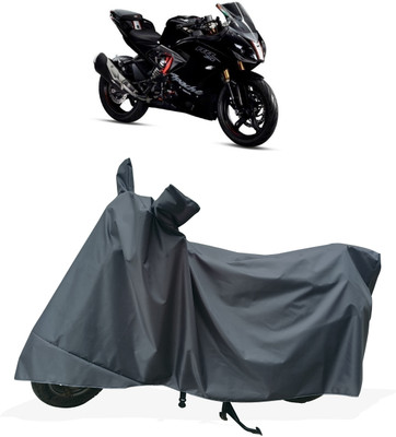 Tricway Two Wheeler Cover for TVS(Apache RTR 310 BS6, Grey)