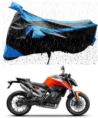 Mdstar Waterproof Two Wheeler Cover for KTM(790 Duke, Blue, Black)
