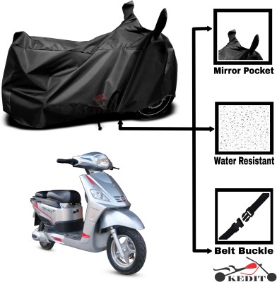 KEDIT Two Wheeler Cover for Hero(Electric NYX e5, Black)