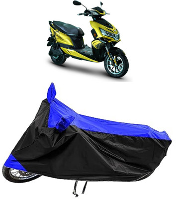 Mdstar Waterproof Two Wheeler Cover for Okinawa(Praise, Blue)