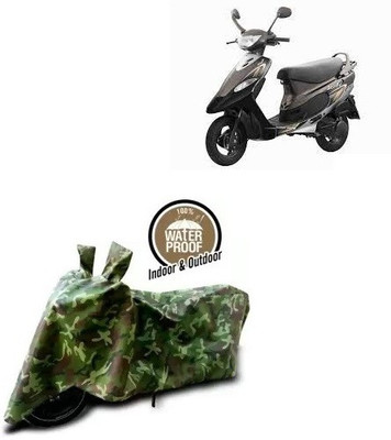 THE REAL ARV Waterproof Two Wheeler Cover for TVS(Pep Plus, Multicolor)