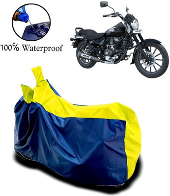 APNEK Waterproof Two Wheeler Cover for Bajaj(Avenger 180 Street, Yellow, Blue)
