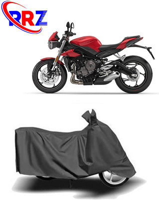 RRZ Waterproof Two Wheeler Cover for Triumph(Street Triple, Grey)
