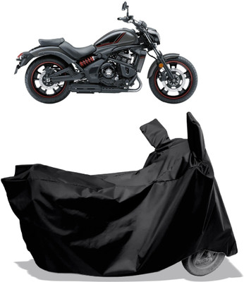 Amexride Two Wheeler Cover for Kawasaki(Vulcan S BS6, Black)