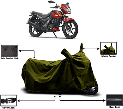 Amexride Two Wheeler Cover for TVS(Flame DS 125, Green)
