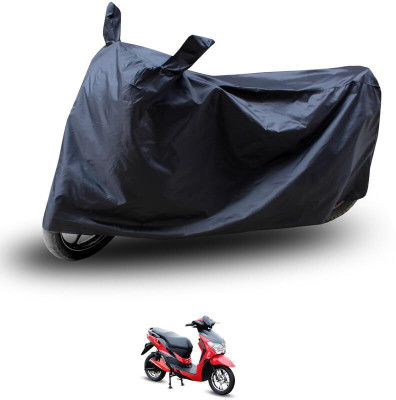 KANISHA ENTERPRISES Waterproof Two Wheeler Cover for Hero(Electric Scooter, Black)