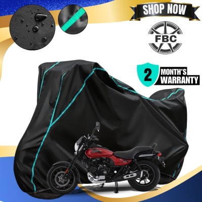 OliverX Waterproof Two Wheeler Cover for Bajaj(Avenger 160 Street, Black, Blue)