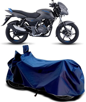 KEDIT Two Wheeler Cover for Bajaj(Pulsar 125, Blue)