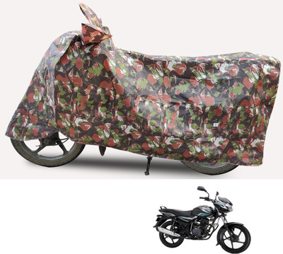 Euro Care Two Wheeler Cover for Bajaj(Discover 100 DTS-i, Brown)