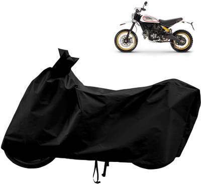 Horseyaart Waterproof Two Wheeler Cover for Ducati(Scrambler 1200, Black)
