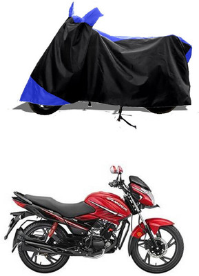 GROFATIK Two Wheeler Cover for Hero(Glamour i3s, Blue)