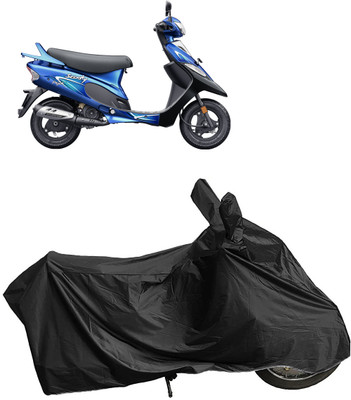 DIGGU Two Wheeler Cover for TVS(Pep+, Black)