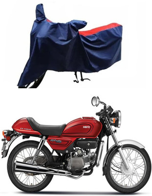 AutoGalaxy Waterproof Two Wheeler Cover for Hero(Splendor PRO, Red, Blue)