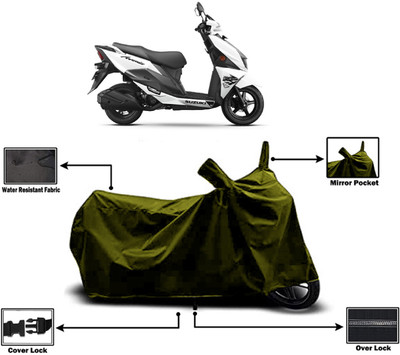 Amexride Two Wheeler Cover for Suzuki(Avenis 125, Green)
