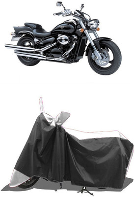 SUGASHRI Waterproof Two Wheeler Cover for Suzuki(Intruder M800, White, Black)