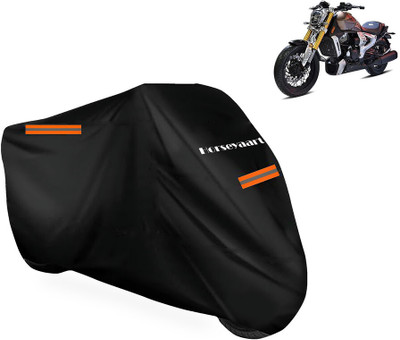 Horseyaart Waterproof Two Wheeler Cover for TVS(Zeppelin, Black)