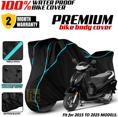 FBC Waterproof Two Wheeler Cover for Honda(Activa, Black, Blue, Multicolor)