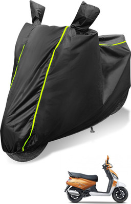 Auto Hub Waterproof Two Wheeler Cover for Mahindra(Gusto, Black)