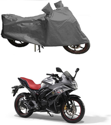 Mdstar Waterproof Two Wheeler Cover for Suzuki(Gixxer Special Edition, Grey)