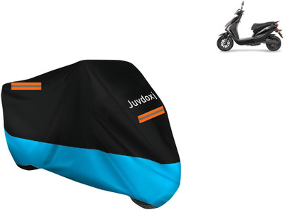 Juvdoxj Waterproof Two Wheeler Cover for Ampere(Reo Elite BS6, Blue)