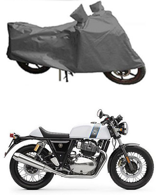 Furious3D Two Wheeler Cover for Royal Enfield(Continental GT, Grey)