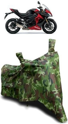 ATBROTHERS Waterproof Two Wheeler Cover for Suzuki(GSX S1000F, Multicolor, Green)