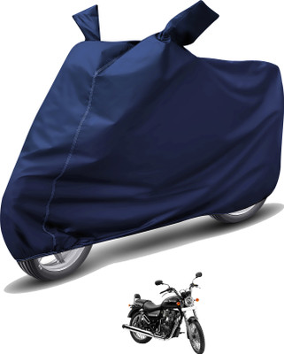 Caronix Waterproof Two Wheeler Cover for Royal Enfield(Thunderbird 350, Blue)