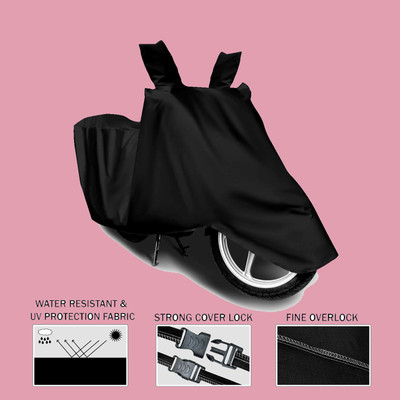 Lakshmina Enterprises Waterproof Two Wheeler Cover for Bajaj(Platina 100, Black)
