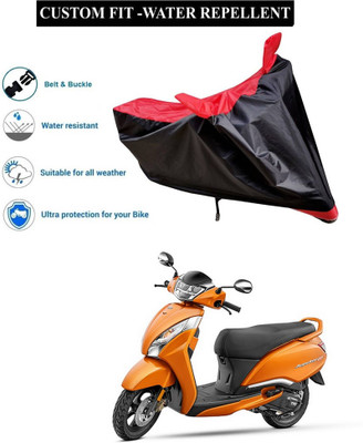 PAGORA Waterproof Two Wheeler Cover for TVS(Jupiter 125, Red)