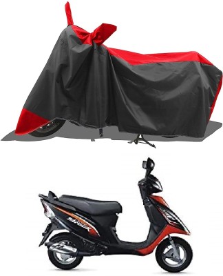 AASHTIK MART Two Wheeler Cover for TVS(Scooty Streak, Red)