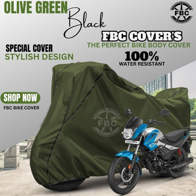 AUTOCAD Waterproof Two Wheeler Cover for Hero(Passion Pro, Green)