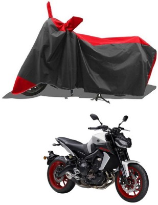 PAGORA Waterproof Two Wheeler Cover for Yamaha(MT 09, Red, Black)