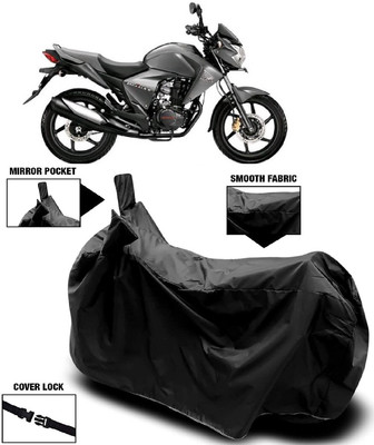MMSSTAR Waterproof Two Wheeler Cover for Honda(Dazzler, Black)