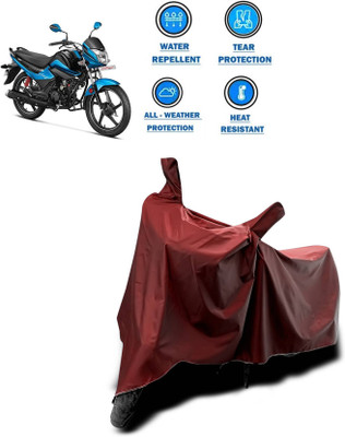 AASHTIK MART Two Wheeler Cover for Hero(Splendor I Smart, Maroon)