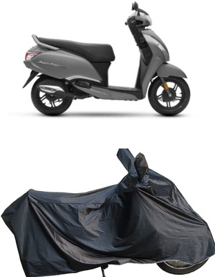 APNEK Waterproof Two Wheeler Cover for TVS(Jupiter, Black)