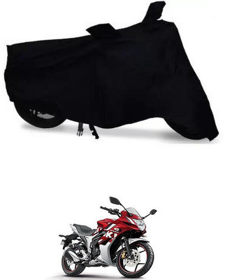 THE REAL ARV Waterproof Two Wheeler Cover for Suzuki(Gixxer SF, Black)