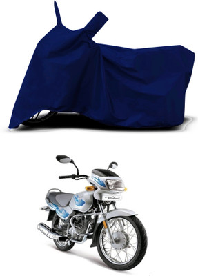 VESMEI Two Wheeler Cover for TVS(Victor Edge, Blue)