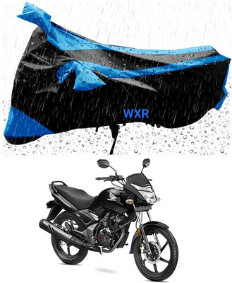WXR Waterproof Two Wheeler Cover for Honda(CB Unicorn, Black, Blue)