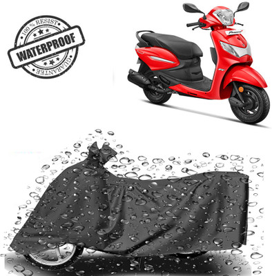 ROYAL AUTO MART Waterproof Two Wheeler Cover for Hero(Pleasure Plus, Grey)