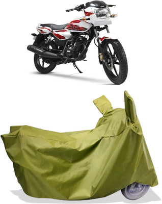 Amexride Two Wheeler Cover for TVS(Phoenix 125, Green)