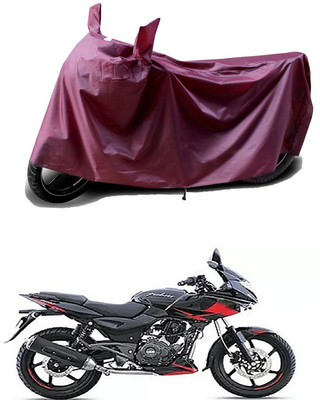 THE REAL ARV Waterproof Two Wheeler Cover for Bajaj(Pulsar 220F, Maroon)
