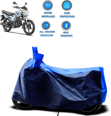 DeepShakshi AUTOMOTIVE Two Wheeler Cover for Suzuki(Hayate EP, Blue, Blue)