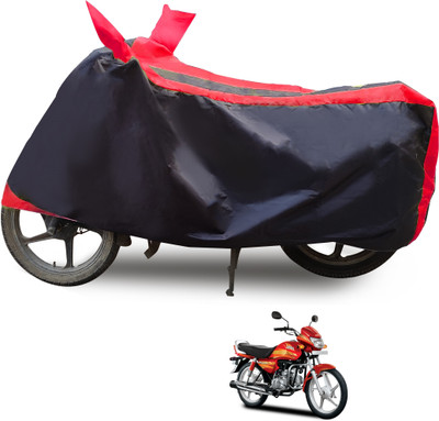 Euro Care Waterproof Two Wheeler Cover for Hero(CD deluxe, Red)