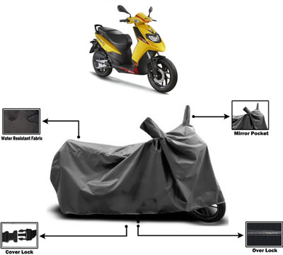 Amexride Two Wheeler Cover for Aprilia(SR 125, Grey)