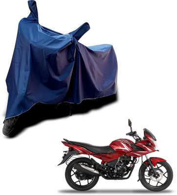 KEDIT Two Wheeler Cover for Bajaj(Discover 150 f, Blue)