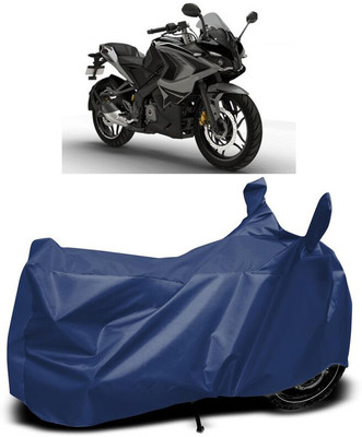 MADAFIYA Waterproof Two Wheeler Cover for Bajaj(Pulsar RS 200, Blue)