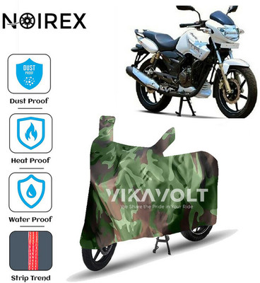 NOIREX Waterproof Two Wheeler Cover for TVS(Apache RTR 180, Green)